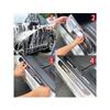 4pcs Sports Car Door Sill Protector, Reflective Car Door Sill Anti-Scratch Sticker, Door Sill Protector Strip, Car Decorative Sticker