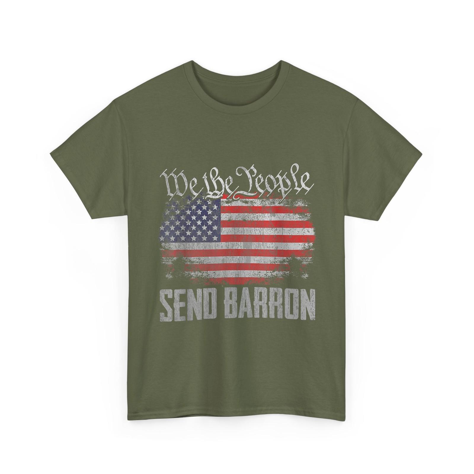 Отправить футболку с флагом США Barron M