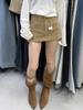 Han Mei'er 2025 Spring/Summer High-Waist Slimming Hip-Hugging Skort with Lining