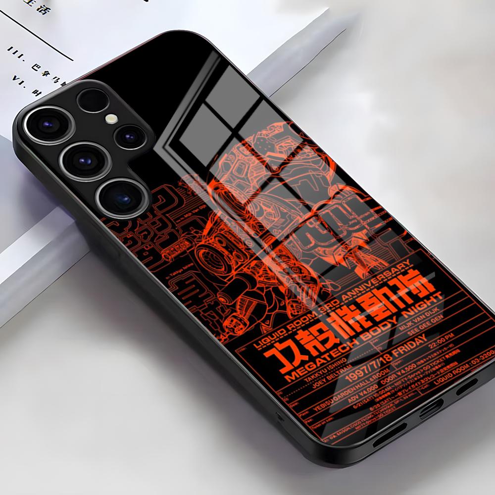Ghost In The Shell Phone Case For Samsung S26 S25 Edge Ultra S23 S22 S21 S20 Ultra Plus S24 Fe A54 A53 A25 Glass Cover