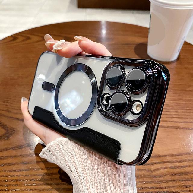 

Флип кожаный магнитный чехол для телефона с беспроводной зарядкой для Iphone 14pro Max 13 12 11 Pro Max 14 Plus противоударный чехол для сумки с отсеком для карт For iPhone 13Pro Max