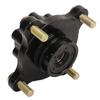 17mm Front Hub Flange Rustproof High Hardness Front Wheel Hub Flange with 4 M10 Bolts For 110cc 150cc 250cc Go Kart