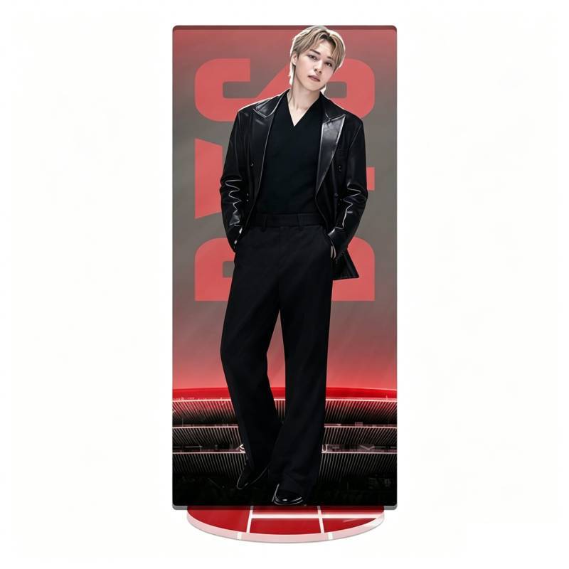 Bts World Tour Acrylic Display With Cnc Cut Seamless Printing For Gift And Decor