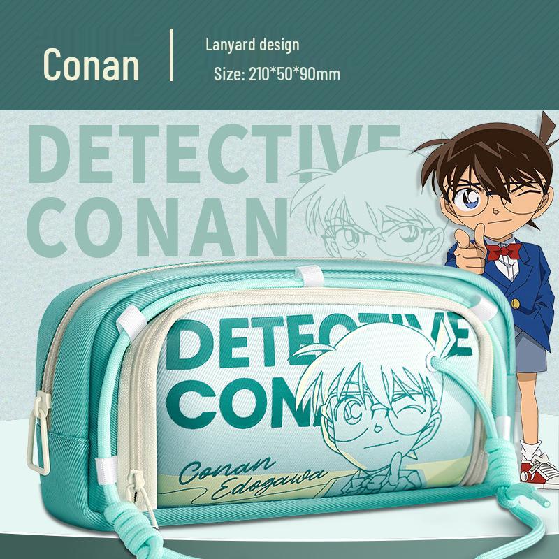 

Detective Conan Large Capacity Pencil Case for Elementary Students - Shinichi Kudo & Kaito Kid Design