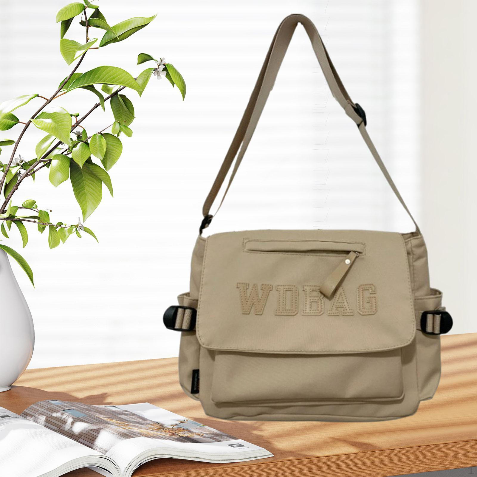 

Crossbody Bag Creative Nylon Handbag for Commuting Riding Work Outdoor Adults хакі