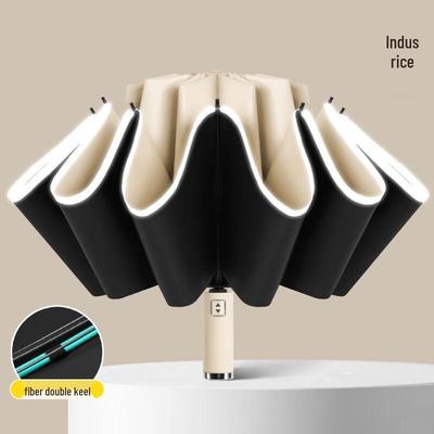 Automatic Large Folding Sun & Rain Umbrella