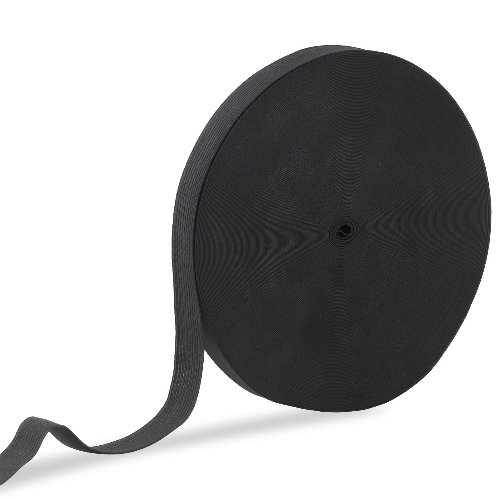 

40 м черная полиэстерово-латексная эластичная лента (шириной 20 мм). Для шитья, брюк и поделок своими руками 20mm&40M чёрный