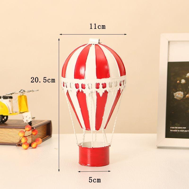 European Wrought Iron Hot Air Balloon Model Items Hotel kindergarten Wall Hanging Ornaments Crafts Home Furnishing Decoration