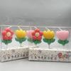 Creative Tulip Flowers Birthday Ins Colorful Spring Flowers Egg Small Flower Cake Decoration Gift Party Candle