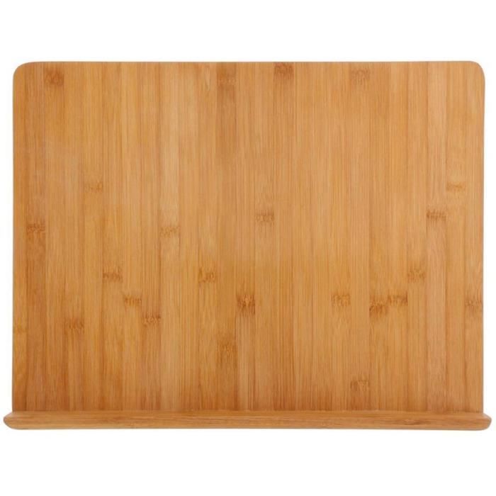 Planche à découper - PEGANE - Bambou - Rebord - Naturel - L 45 x l 34,5 cm