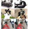 1PC Car Seat Back Headrest Dual Hook Holder Plastic Hanger for Bag Purse Cloth