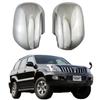 Carbon Fiber Rearview Mirror Cover with Light for 03-09 Prado 2700
