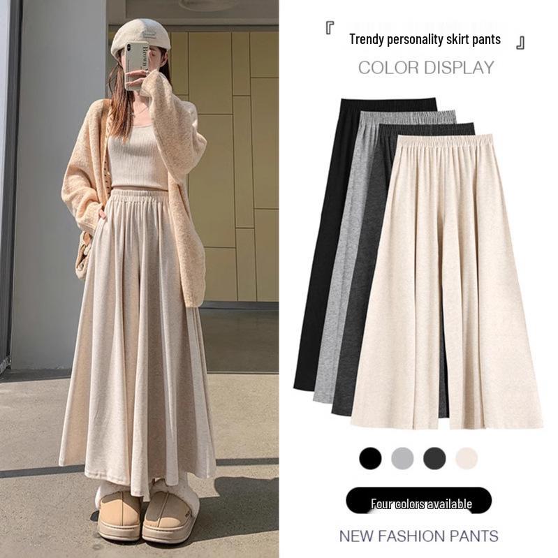 

Sticky Rice Women’s Wide Leg Pleated Culottes Skirt - Spring/Autumn 2024 M