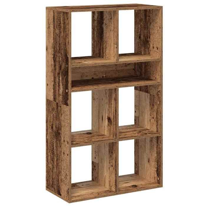 VidaXL Bookcase Old Wood 66x31x112 Cm Engineered Wood, Storage Cabinet, Storage Shelf, Unit of 860308