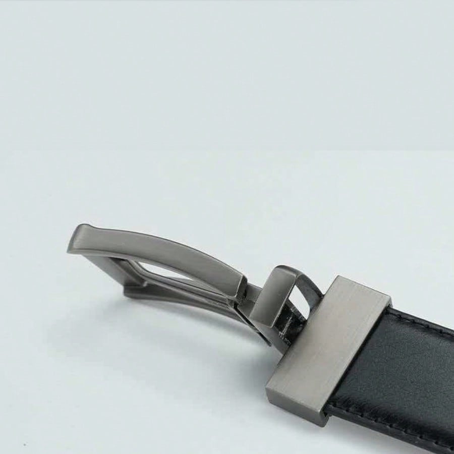 Alloy Rotating Needle Buckle Business Versatile Leisure Double Sided Use Men's Belt