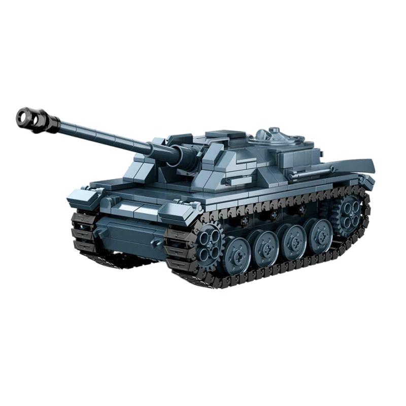 Military Army Soldiers World War Tank Armored Vehicle Model Assemble Building Blocks Bricks DIY Toys Gift