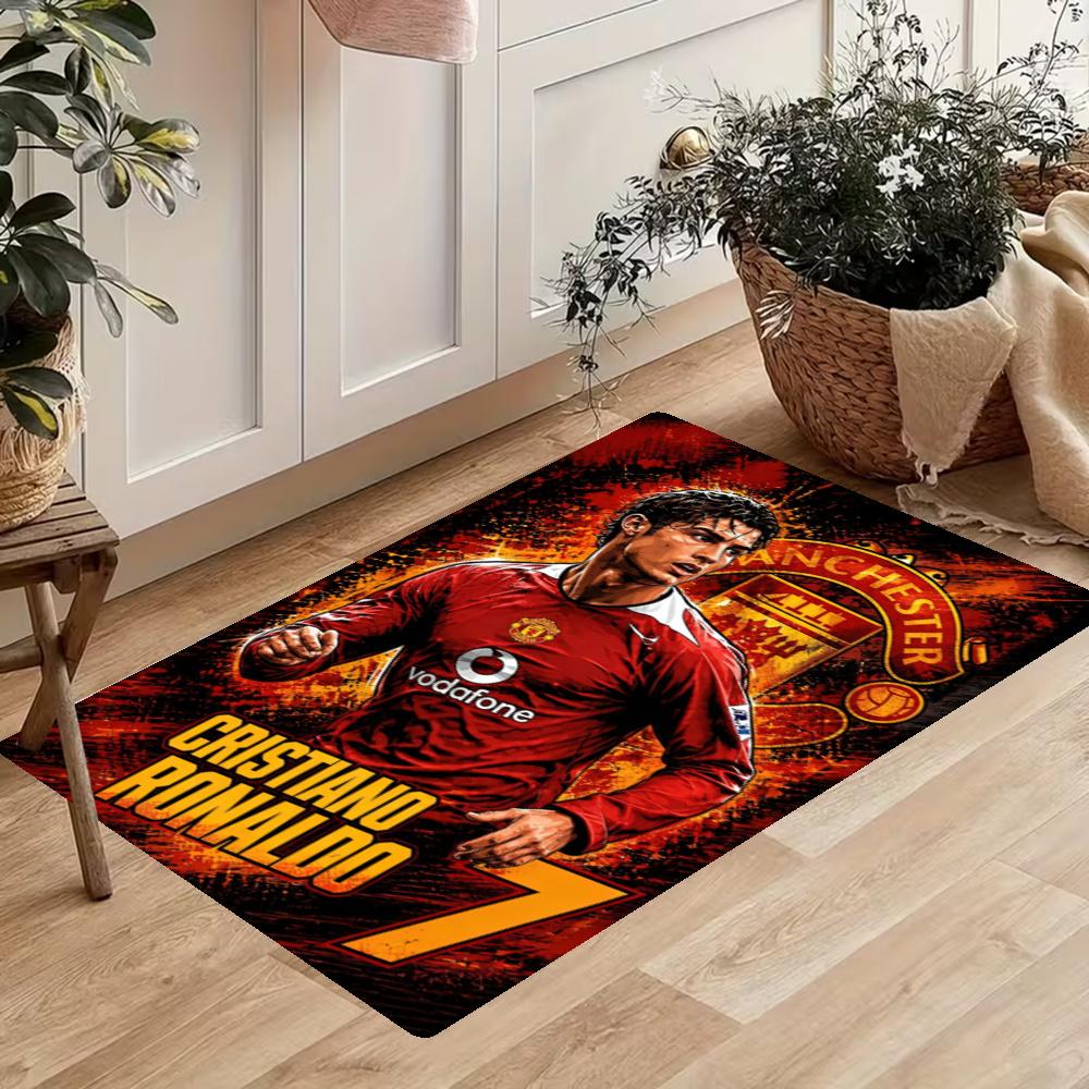 Cristiano Ronaldo Kitchen Floor Mat Long Strip Mat Antislip Machine Washable Suitable For Bathrooms Laundries Home Decoration Carpets
