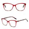 Portable PC TR90 Reading Glasses Blue Red Purple Cat Eye Frame Glasses Presbyopia Eyeglasses Women Men