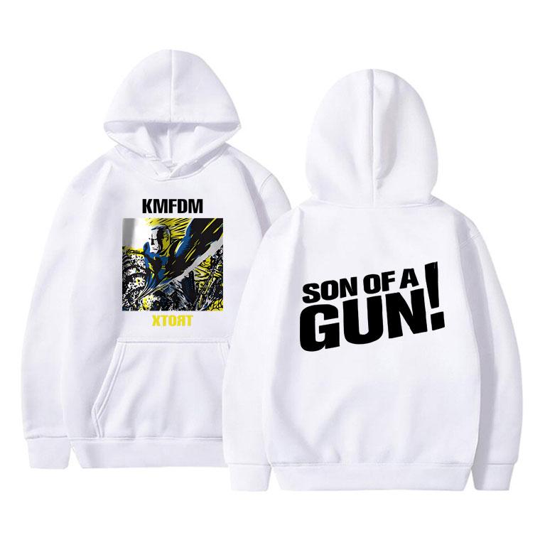 Rock Band KMFDM XTORT Graphic Print Hoodie Men Women Fashion Vintage Gothic Streetwear Unisex Casual Oversized Fleece Hoodies