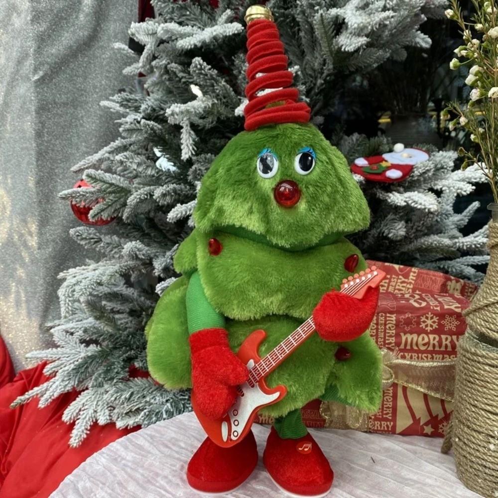 Decoration Party Accessories Welcome Doll Electric Music Doll Stuffed Toys Christmas Dancing Doll