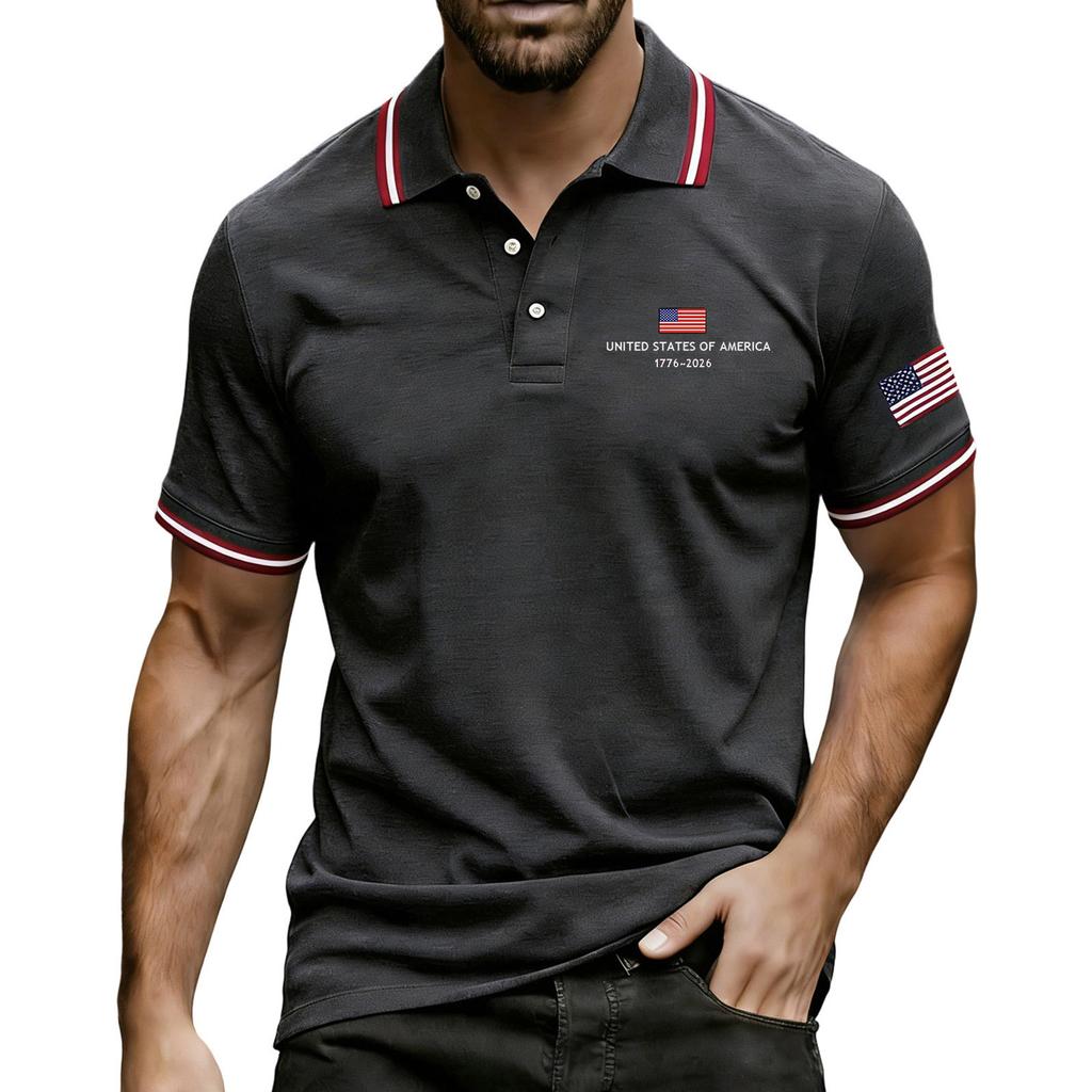 Men's Summer Print Short Sleeve Lapel Shirt Men's Casual Fashion Shirt