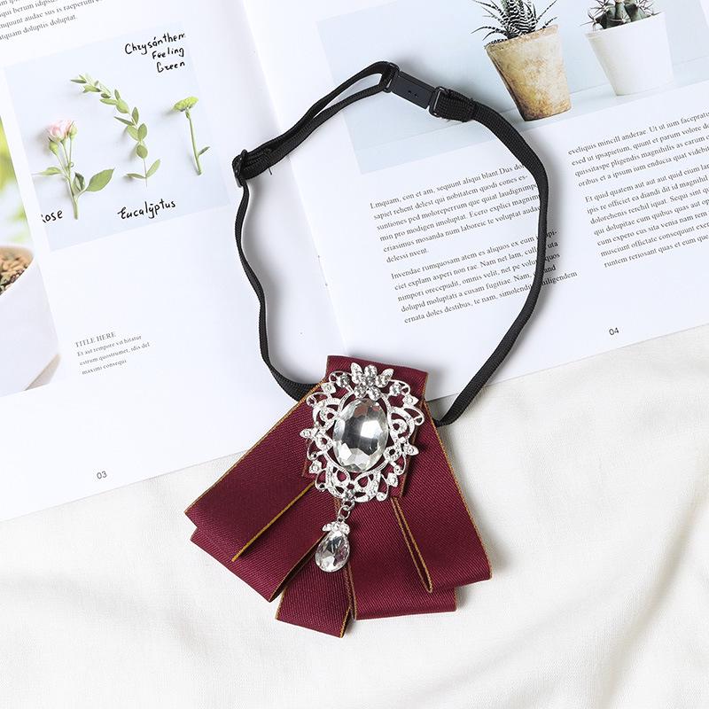 

Жіночий професійний чорний галстук-метелик аксесуар для коміра сорочки