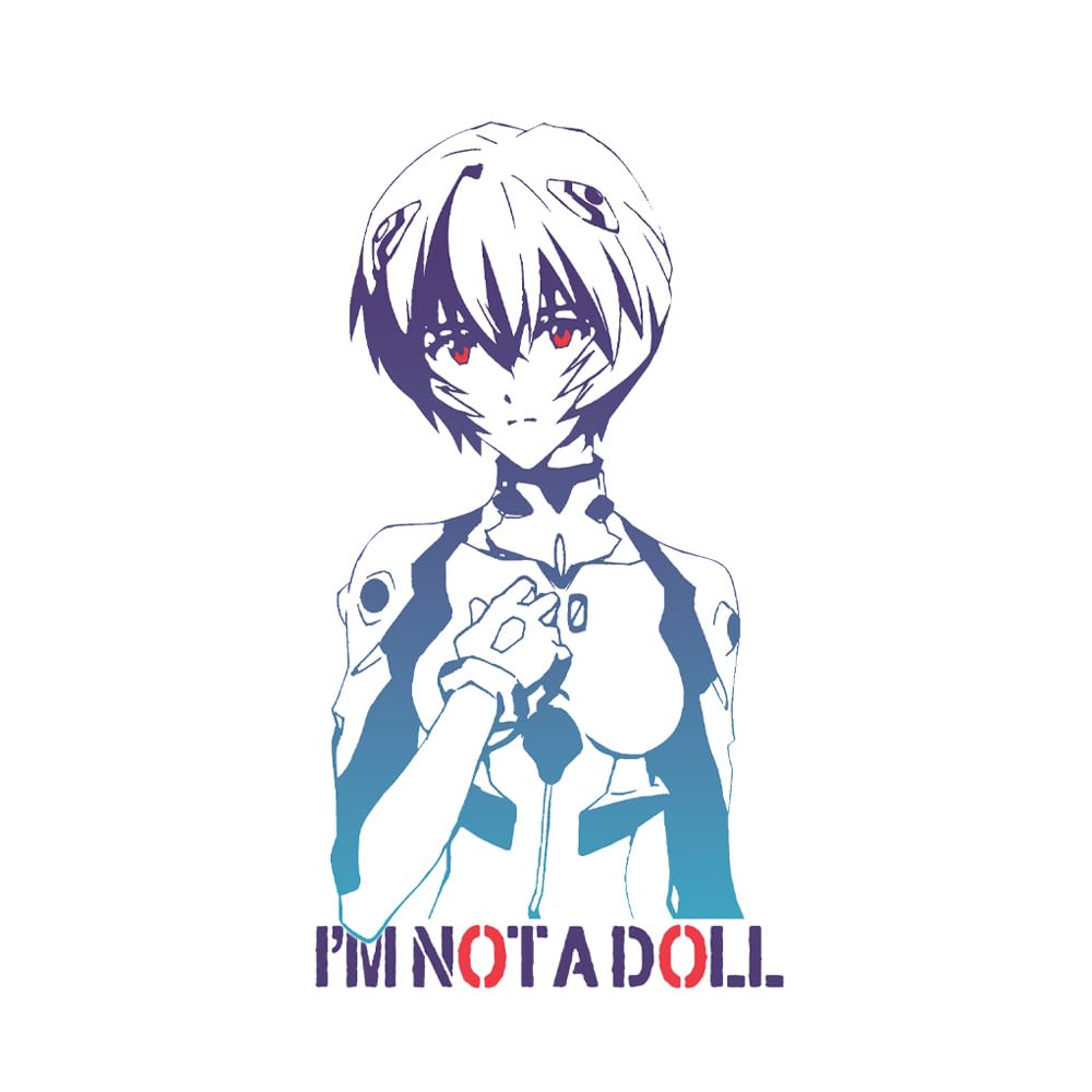COSPA EVANGELION Rei Ayanami Gradient WHITE XL Size [Official] T-Shirt