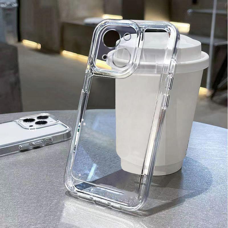 Tulip Phone Case for iPhone 17 Air 16 15 14 11 12 13 Pro Max 16 15 Plus 13 12 Mini X Xs 8 7 Soft Transparent Cover