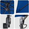 Garden Sun Umbrella Azure Blue 248.5 X 247.5 X 160 Cm