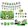Soccer Theme Birthday Party Decoration Banner Garland Football Pattern Pennant Flags for Kids Sports Party Supplies