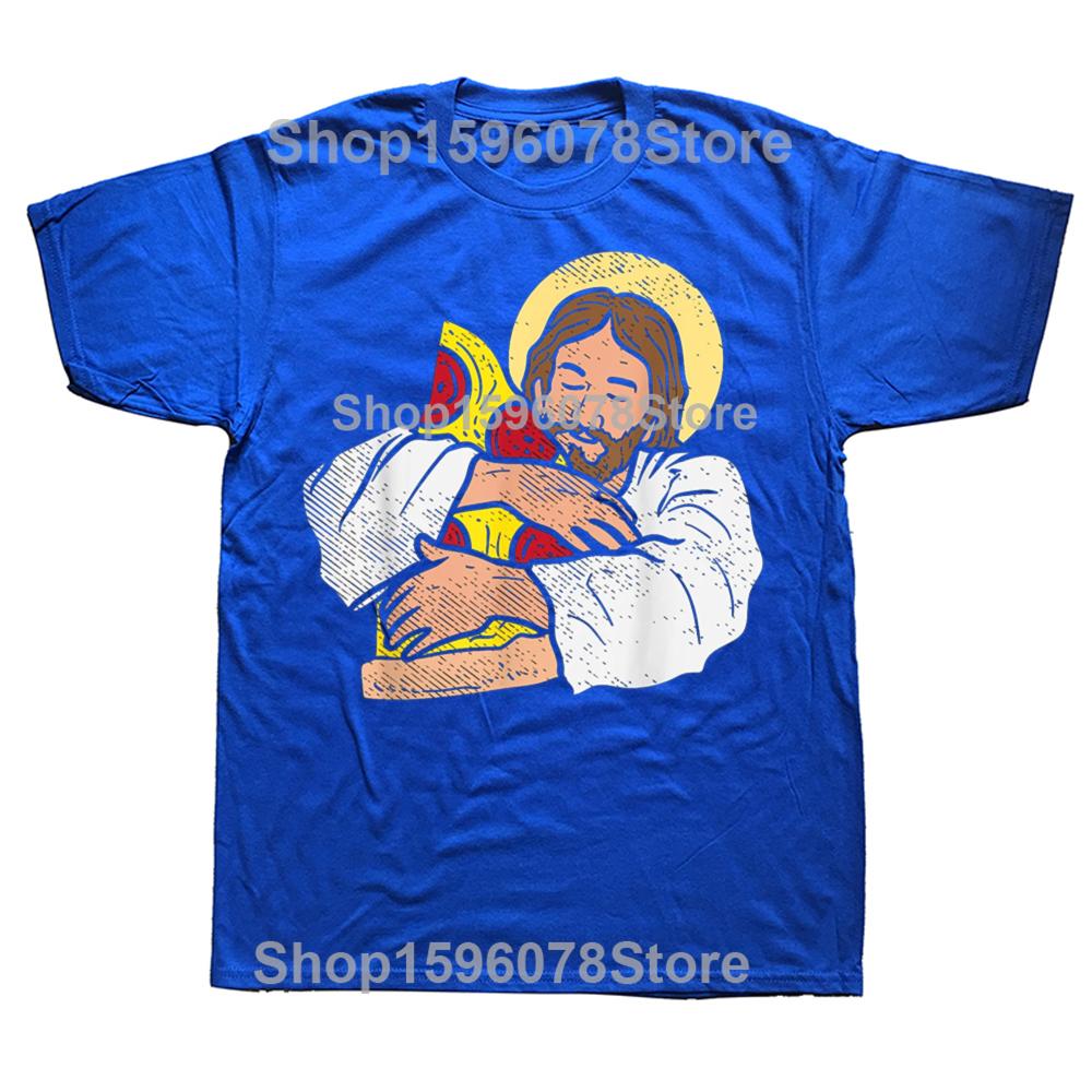 100% Cotton Food Lover Jesus Pizza Funny God Christ Snack Christian Gift T-Shirt MEN WOMEN UNISEX T Shirts