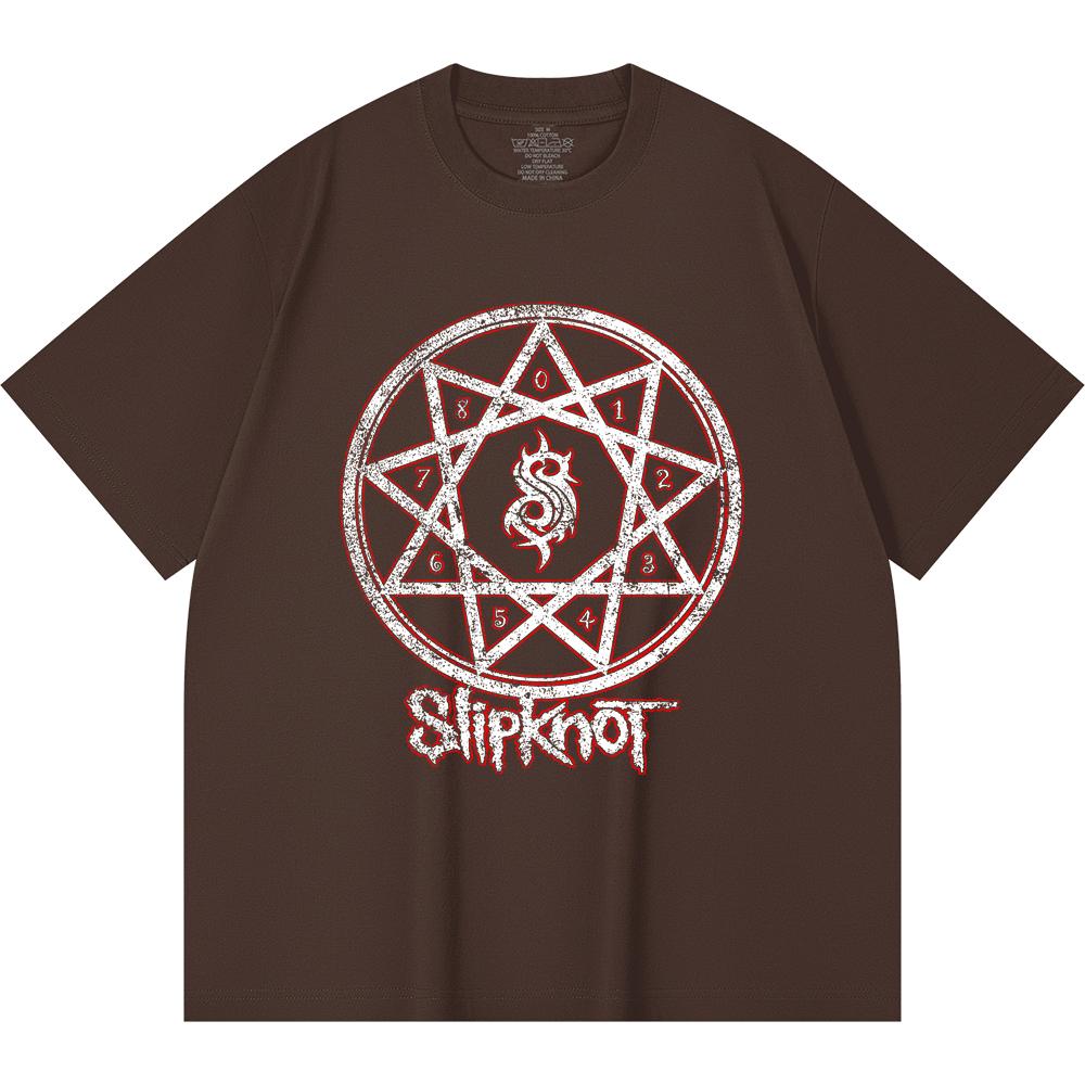 T-shirt Heavy Metal 100% Cotone 230 Gsm Stampa Band Rock Musica Popolare Unisex T-shirt Pesante in Cotone
