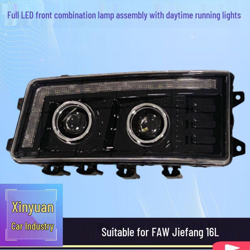 

FAW J6L/J6P Front LED Headlight Assembly with Daytime Running Lights, High Brightness for Modification J6L Driver s Left