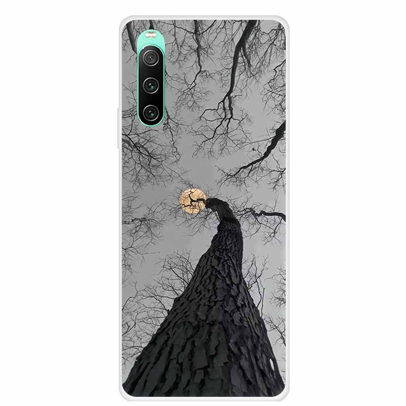 Чехол для телефона Sony Xperia 1 VI V Мягкий силиконовый чехол для Sony Xperia 1 IV VI III Цветы Деревья Фотографии Мягкий Чехол Цветной Para -Sony Xperia 1 V