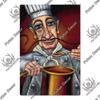 Putuo Decor Chef Metal Painting Retro Tin Sign Cook Kitchen Vintage Wall Decor Restaurant Diner Bistro