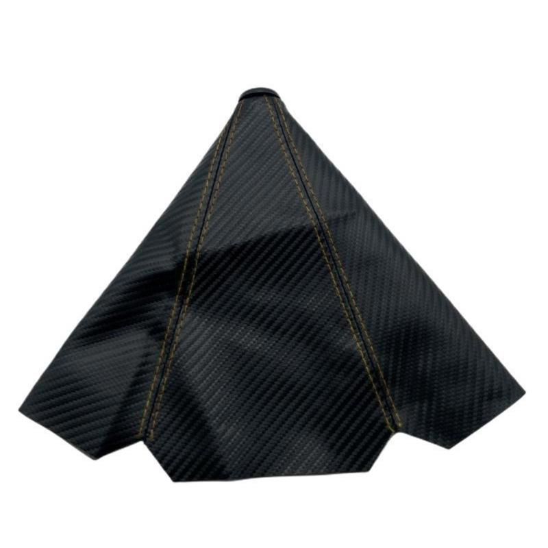 

PU Leather Shifters Boot Carbons Fiber Manual Shifters Boot Covers for Most Vehicles,Car Styling Shifters Boot