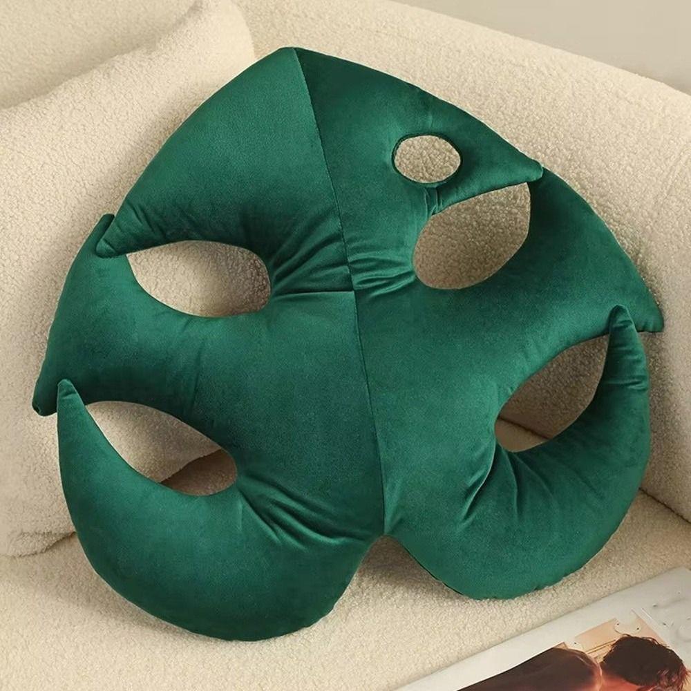 Green Plant Leaf Creative Leaf Plush Toys Back Cushion Doll Seat Pad New Adult Pillow Cushion