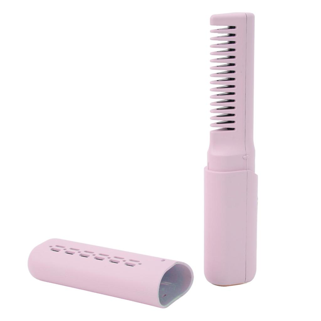 Rechargeable Mini Hair Straightener 3 Adjustable Temperature 2000mAh Anti Scald Type C Cordless Hair Straightener for