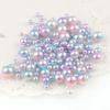 30g Mix Size Mermaid Color Acrylic Pearl Loose Spacer Beads For Jewelry Making DIY Necklace Bracelet Earrings Other Decors