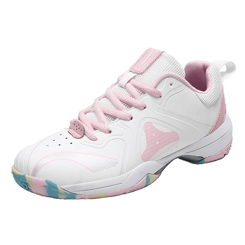 Dámské badmintonové boty pohodlné odolné proti opotřebení protiskluzové párové sportovní boty prodyšná síťovina mládež párové soutěžní tréninkové boty