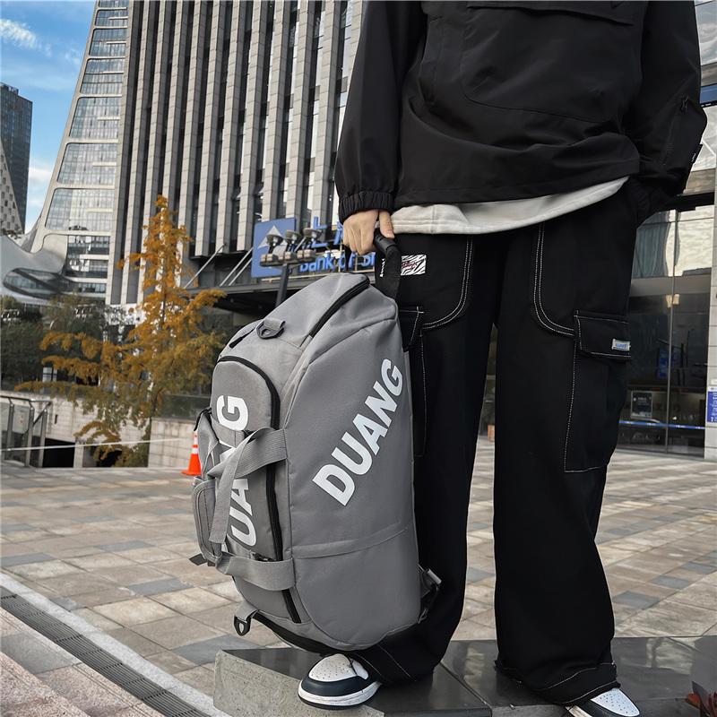 Large Capacity Travel Bag Portable Luggage Bag Dry And Wet Separate Sports Fitness Bag