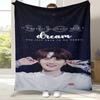 SUGA Agust D Kpop B-BTS Flannel Blanket,Ultra Soft Warm Plush Throw for Home Bedroom Bed Sofa Cover Office Camping Picnic Gift