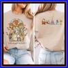 Vintage Beauty and the Beast 2-Sided Tshirt Hoodie Unisex Men Women Kids (S-5XL) | Front Back Print Gildan Top for Boys & Girls | SL267-2