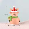 Christmas Tree Santa Claus Snowman Ornaments Miniature Garden Decor Figurines