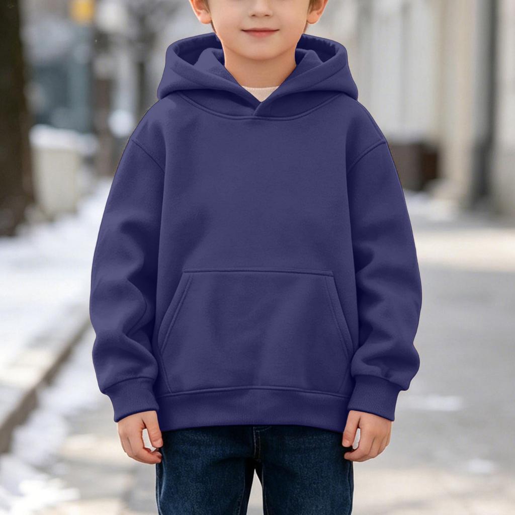 Felpa a maniche lunghe colorata per bambini, pullover casual e comodo per ragazzi e ragazze