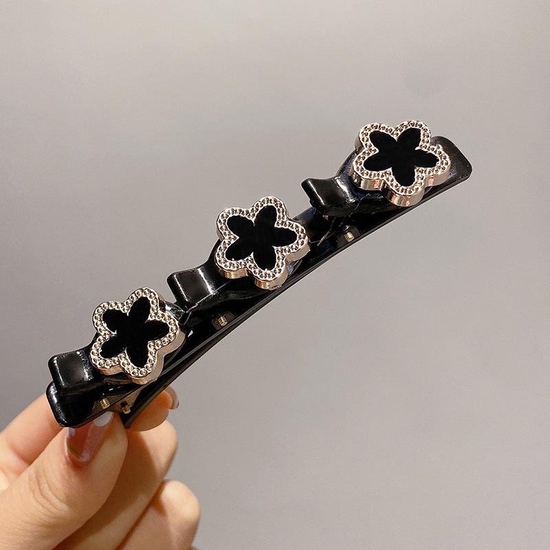 Autumn & Winter Coffee Hair Clip: Women's Seamless Duckbill, BB & Bangs Clips