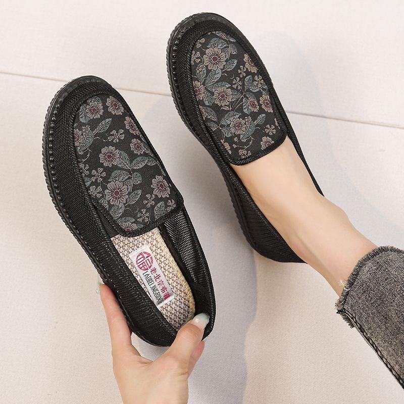 Old North cloth shoes women's new spring and summer non-slip elderly breathable soft-soled grandma shoes mother old lady shoes