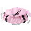 PU Leather Y2k Shoulder Bags Pleated Bow Lace Handbag Elegant Balletcore Underarm Bag  Girls/Female