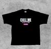 VETEMENTS "Call Me VETEMENTS OR Angel "T-Shirt In Black Unisex T-Shirt