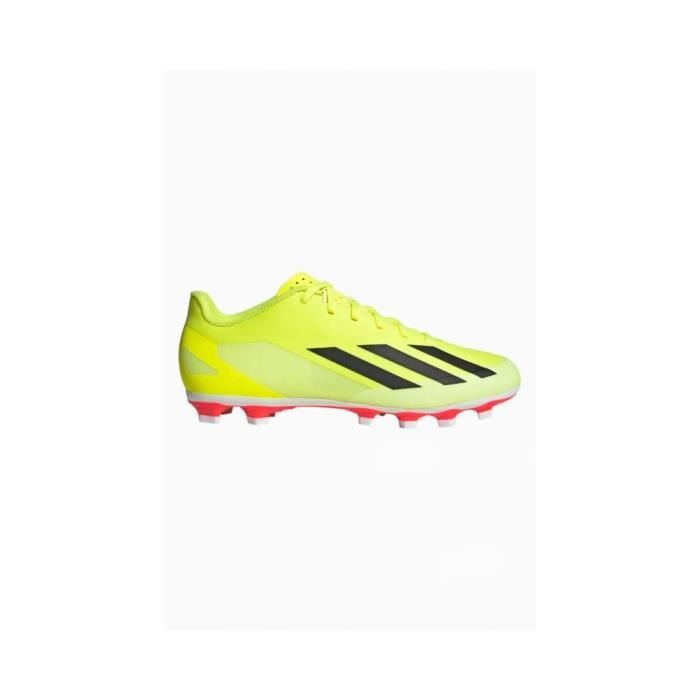 Chaussures De Football - ADIDAS - X Crazyfast Club Fxg - Jaune - Crampons Moulés - Terrain Synthétique